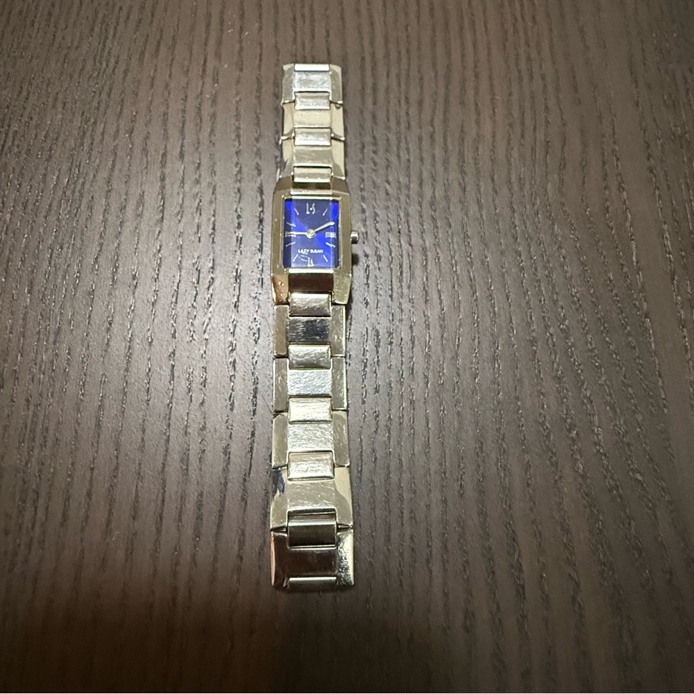 Elegant Blue and Silver Women's Watch